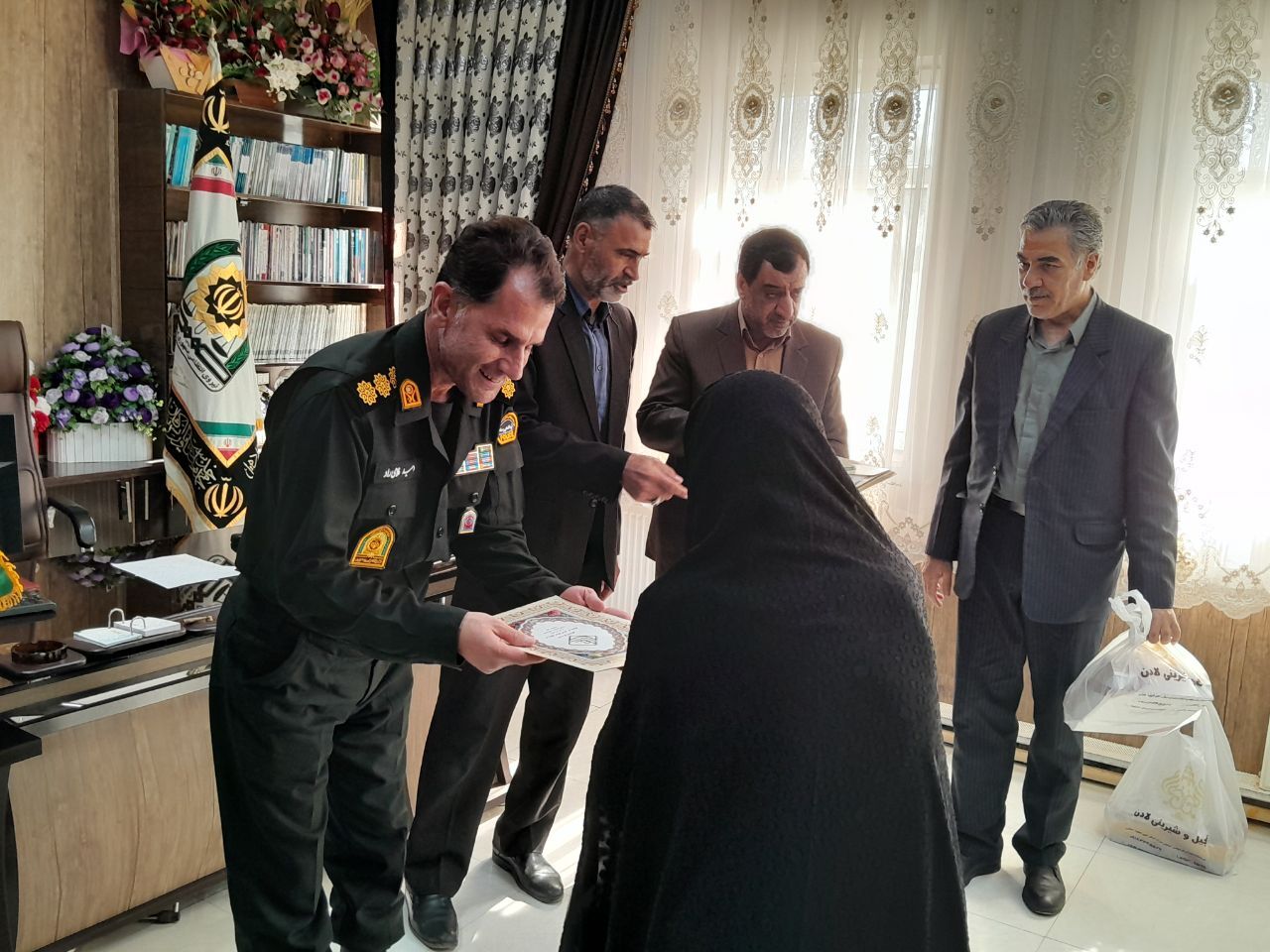 دیدار با ۱۰پیشکسوت بازنشسته ومستمری بگیر شهرستان سنقر