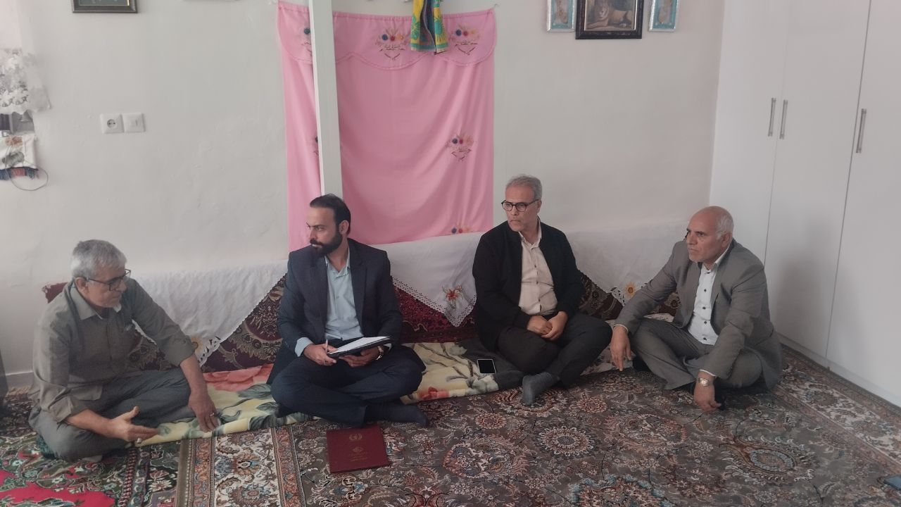 دیدار با دو پیشکسوت انتظامی در شهرستان شیروان