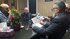 جلسه هم اندیشی با رئیس اداره اوقاف شهرستان ورامین