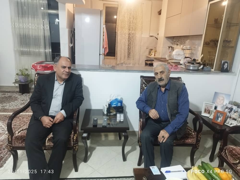 دیدار مدیر ارشد اداره بازنشستگی نیروهای مسلح استان البرز با 10 نفر از اعضای وابسته فراجا استان البرز دیدار مدیر ارشد اداره بازنشستگی نیروهای مسلح استان البرز با 10 نفر از اعضای وابسته فراجا استان البرز